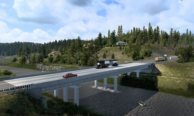    American Truck Simulator - новый контент для DLC Монтана xGames-online