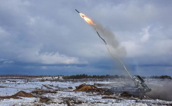 УР-77 в действии. Фото из открытых источников
