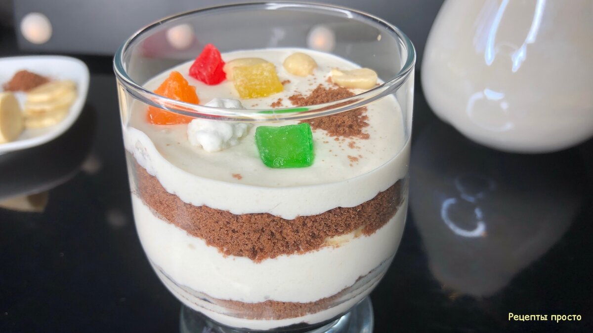 Быстрый десерт из банана