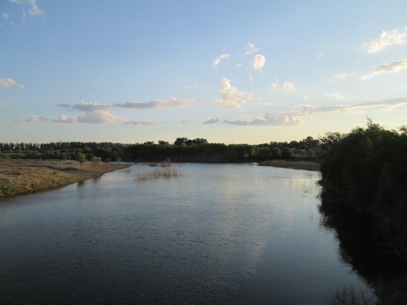 Река Еруслан между Eckheim и Усатово.