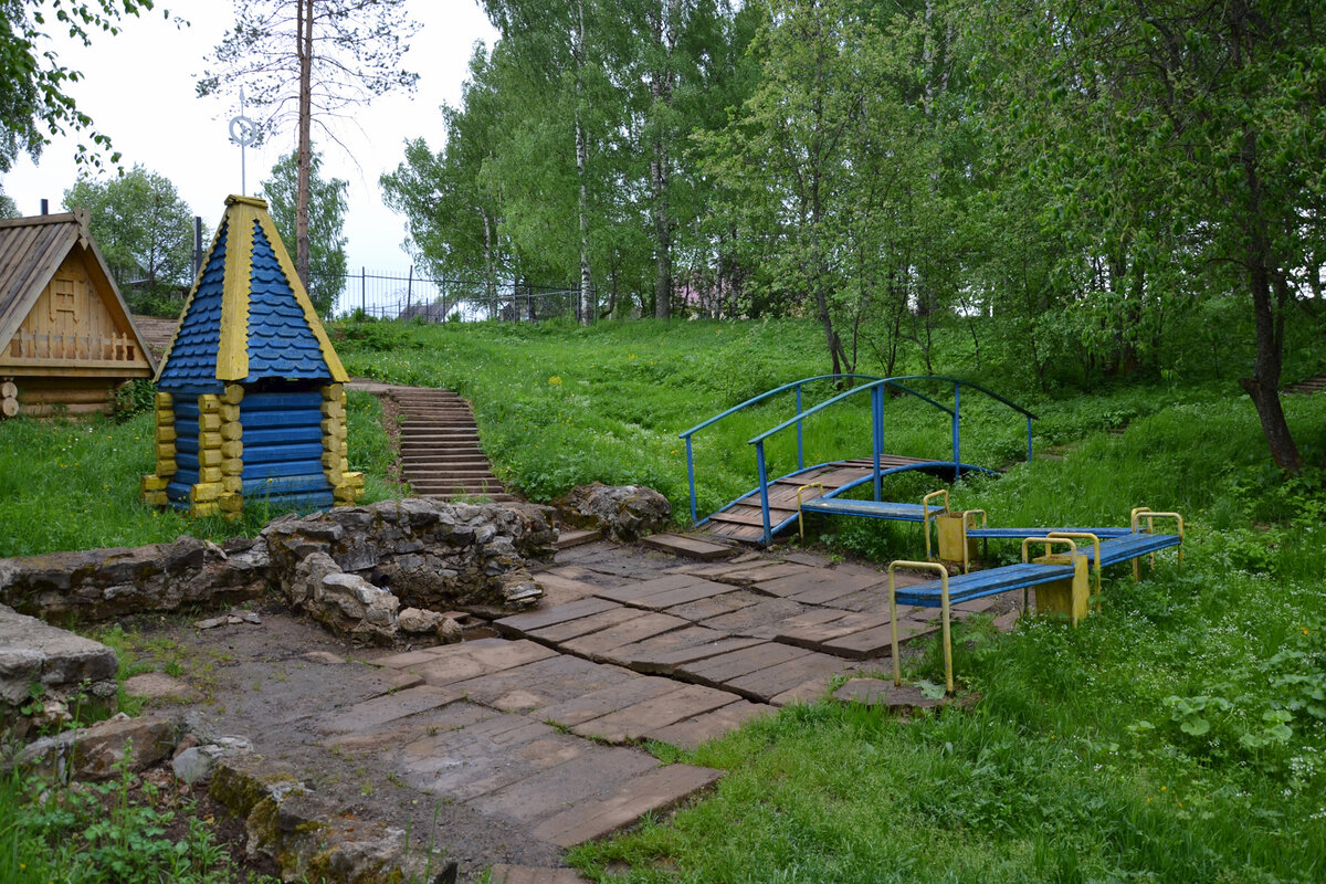 Исток Камы в селе Кулига