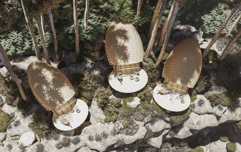 Автор проекта горного отеля с коконами Хорхе Луис Велис Кинтана