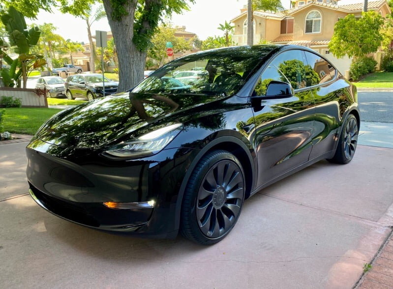 Tesla model s Black матовая