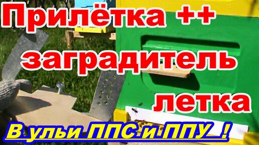 Прилётная доска + Заградитель летка в УЛЬИ из ППС и ППУ Своими руками !