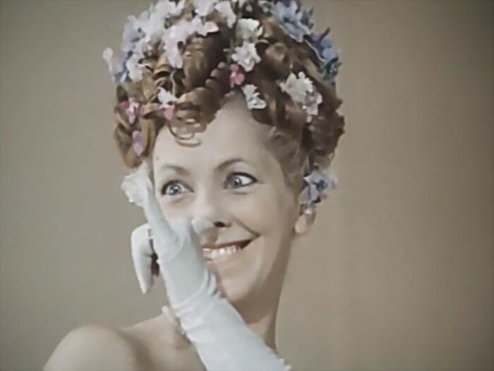Ольга Волкова в фильме «Летучая мышь», 1978 год. 