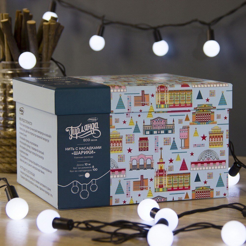 Уличная гирлянда-нить, 1310 руб.