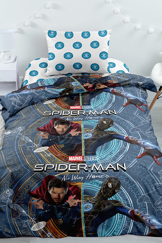 Постельное белье "Человек-Паук" Neon, Доктор Стрэндж и Человек-Паук