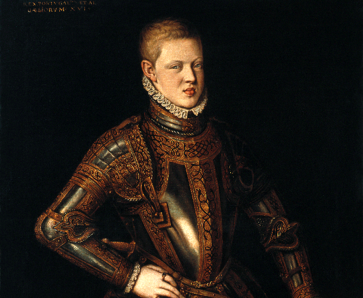 Себастьян I. Художник: Cristóvão de Morais