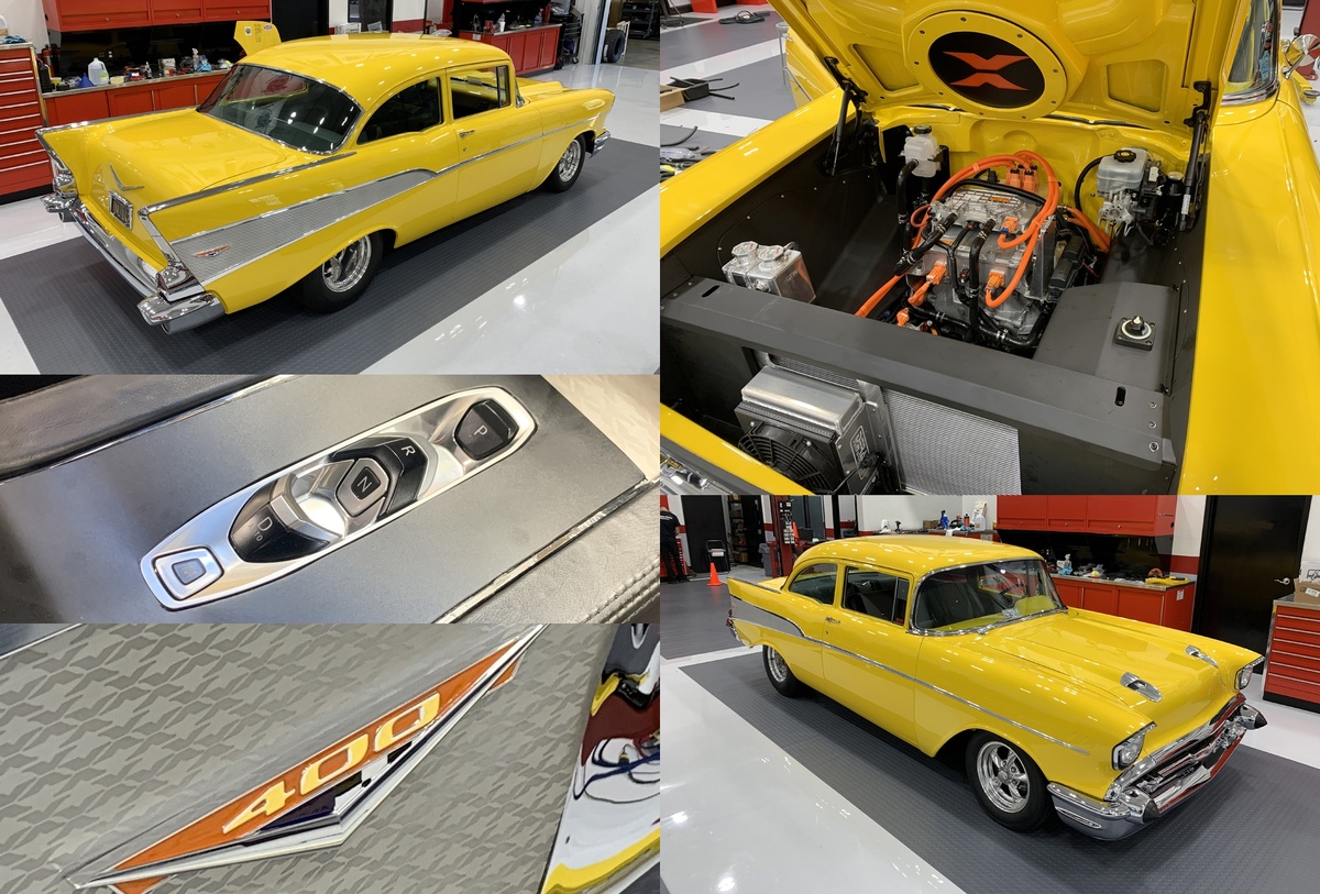 В прошлой жизни этот Chevy Project X был испытательным образцом редакции MotorTrend, и в течение десятков лет под его капотом менялись моторы, шести- и восьмицилиндровые, с самыми разными системами питания. А теперь поселился электродвигатель.