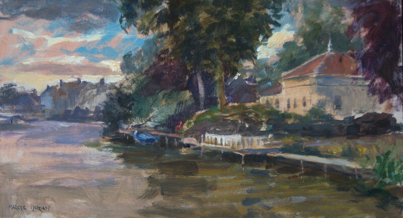 Марсель Дюран. Onderdendam. Масло, картон.