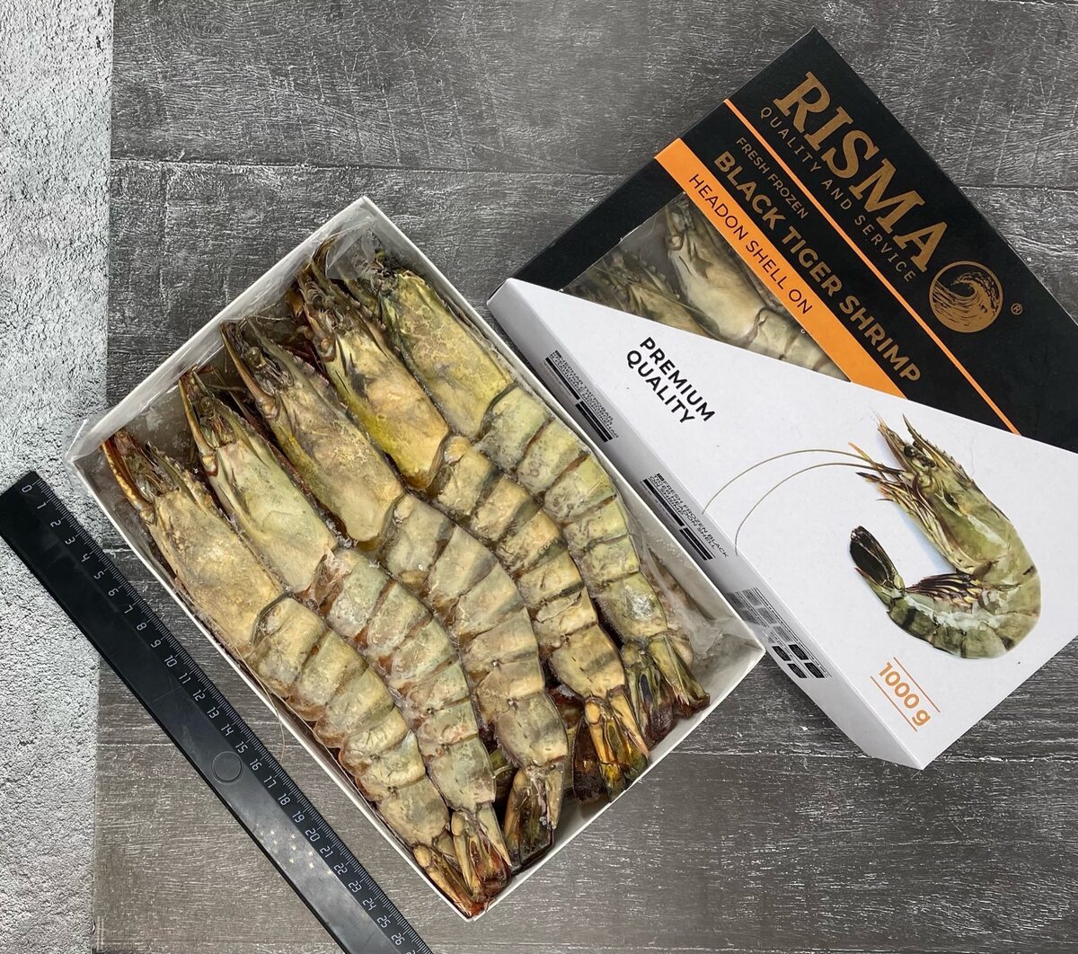 Тигровая креветка с головой RISMA