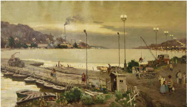 Микаил Абдуллаев «Огни Мингачевира», 1948 