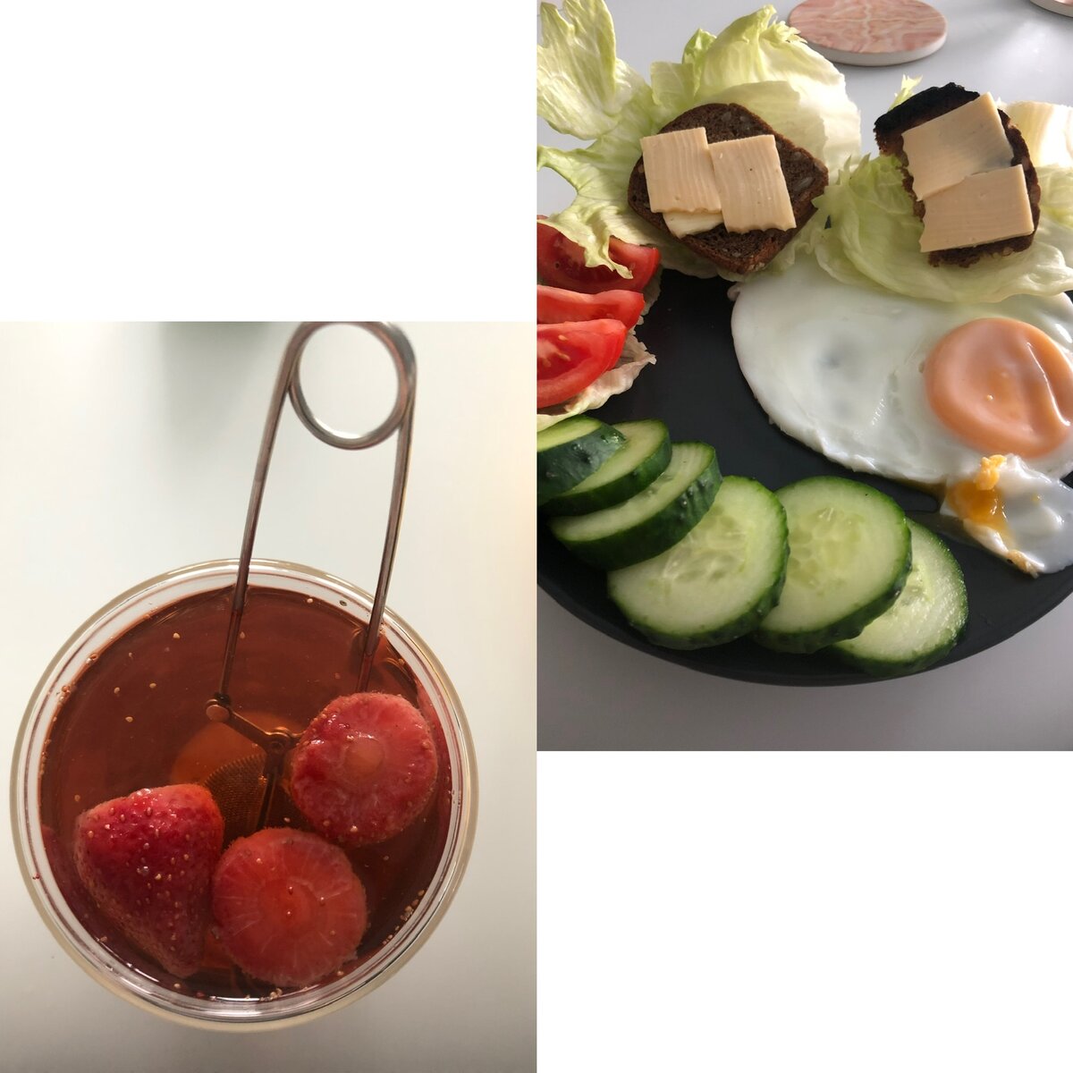 Клубника хорошо, охлаждает горячий чай и вкусная )