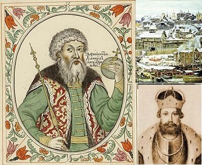 Кн. Даниил Московский                    Кн. Михаил Тверской