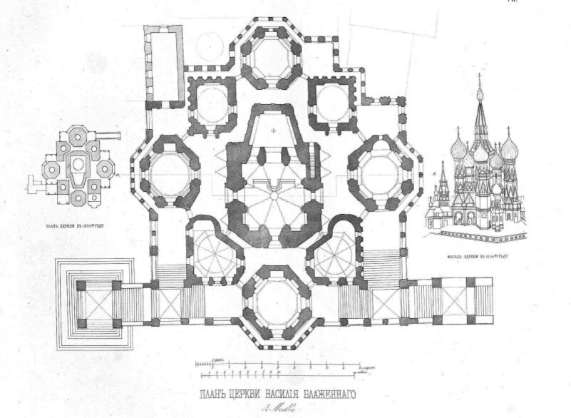 План храма василия блаженного на красной площади