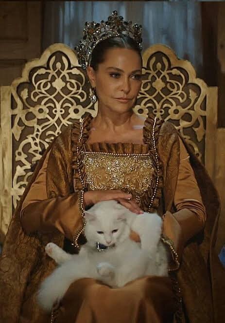 Эпизод из сериала « Великолепный век». Актриса Хюлья Авшар в роли Сафие-султан