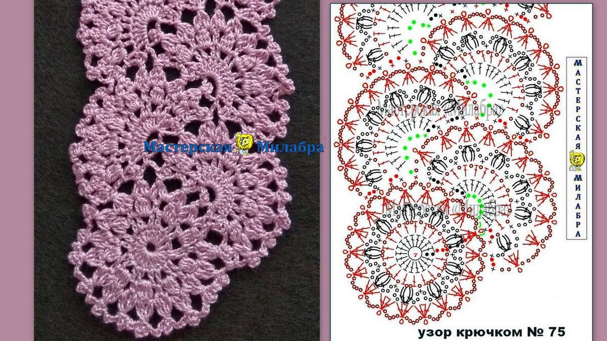 Схемы лента крючком