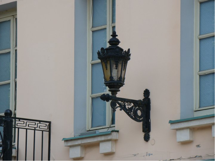  Фонари особняка Тверской б-р, 26. Фото автора