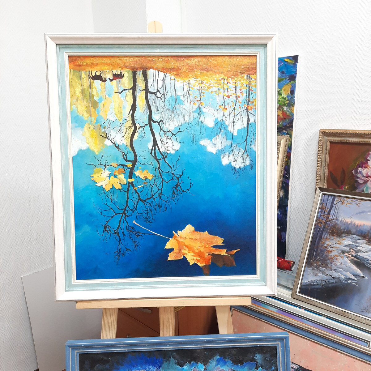 "Отражение" 60х50 см | Холст, масло | 2020 г. 15 000 руб.