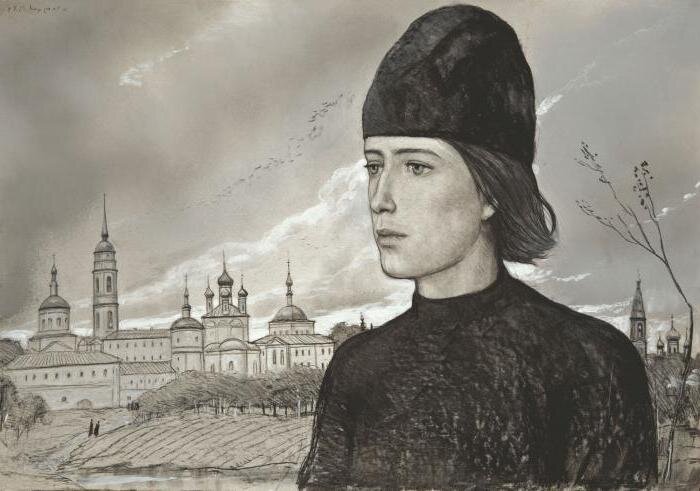 Алеша Каразамов. У Оптиной пустыни