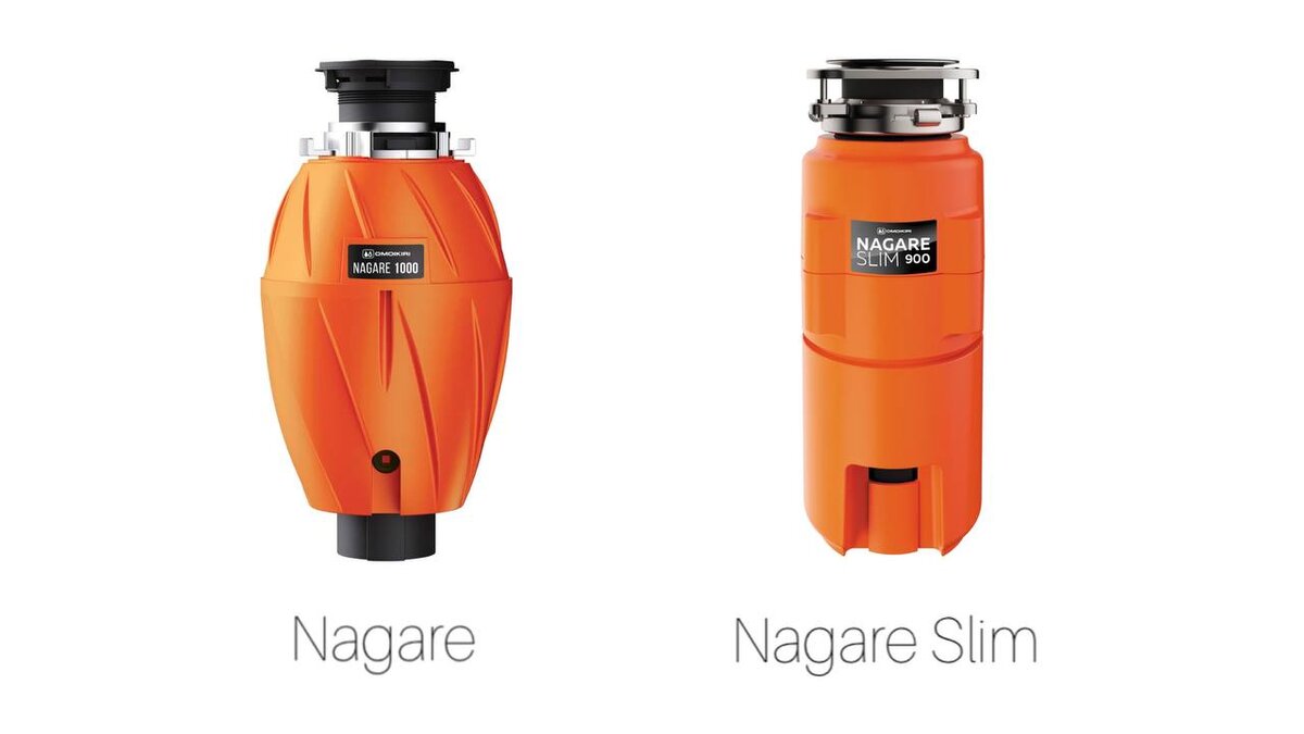 Измельчители Nagare и Nagare Slim от Omoikiri.