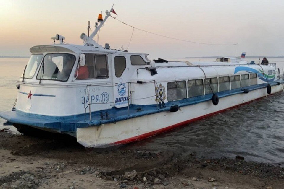     Скоро Амур покроется льдом Фото: министерство транспорта и дорожного хозяйства Хабаровского края