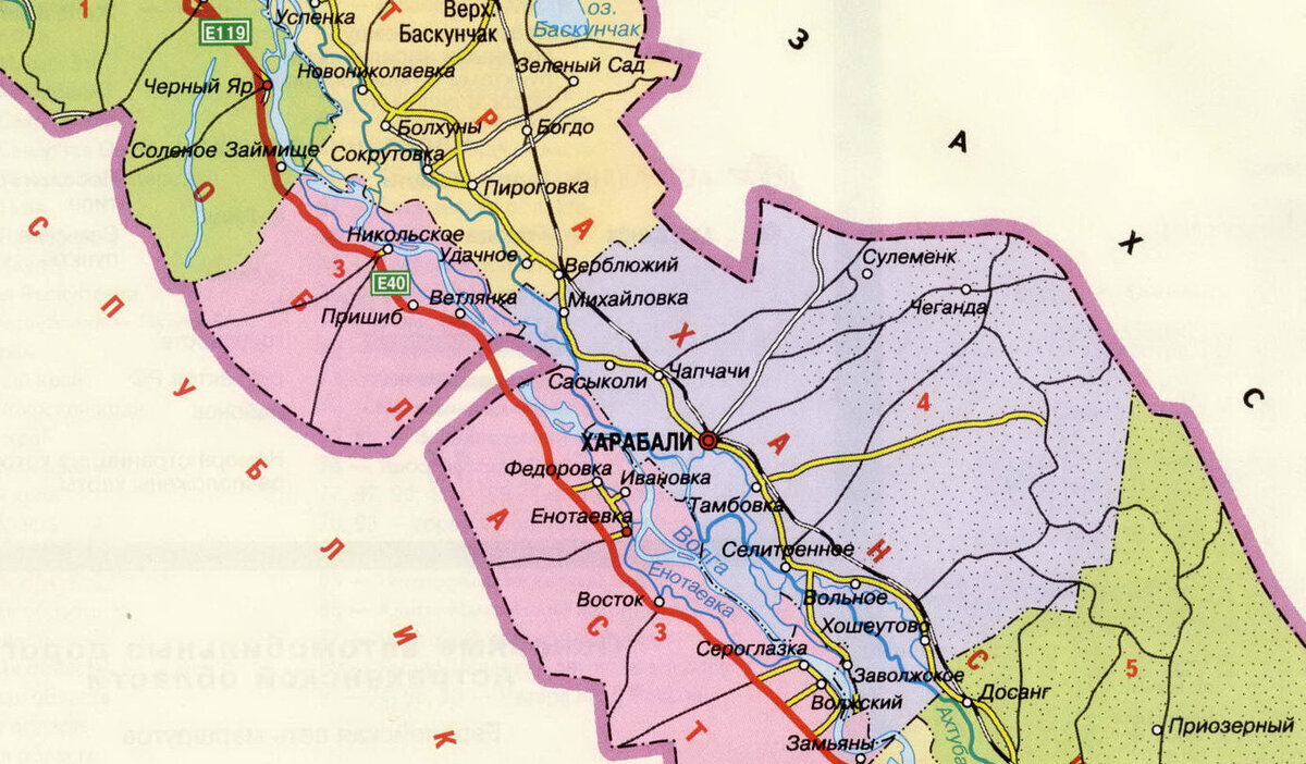 Подробная карта харабалинского района астраханской области