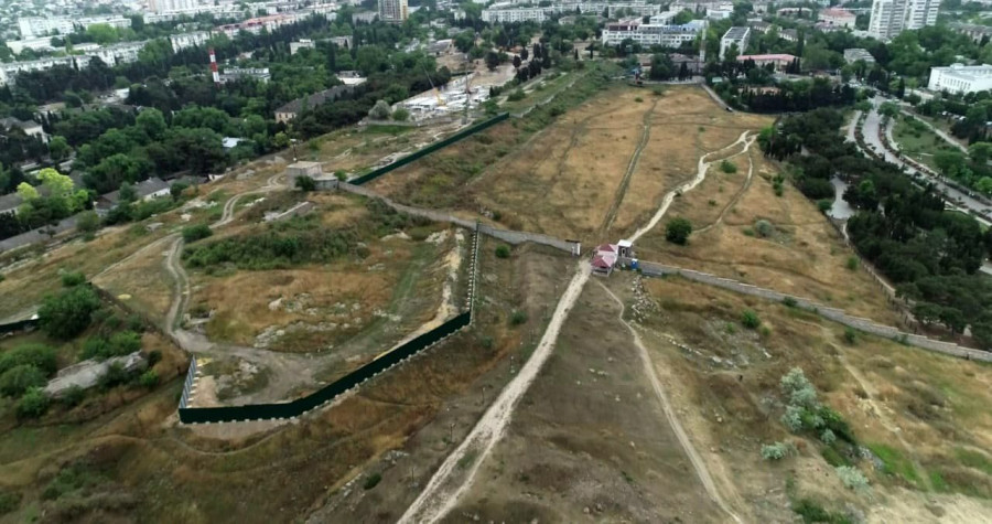 Вид застройки Южного пригорода Херсонеса сверху. Фото: скриншот НТС
