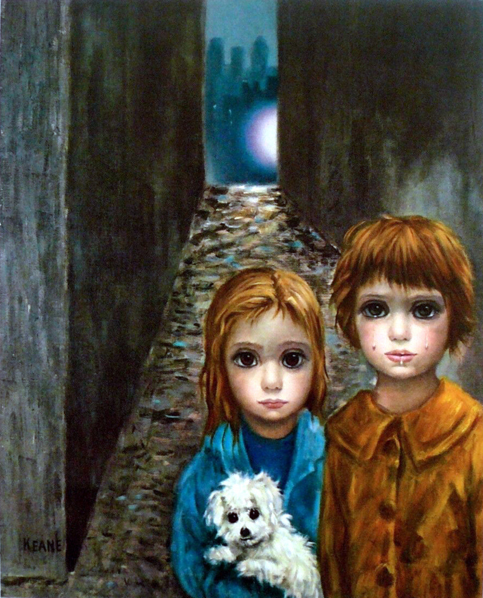 Have big eyes. Margaret Keane художник.