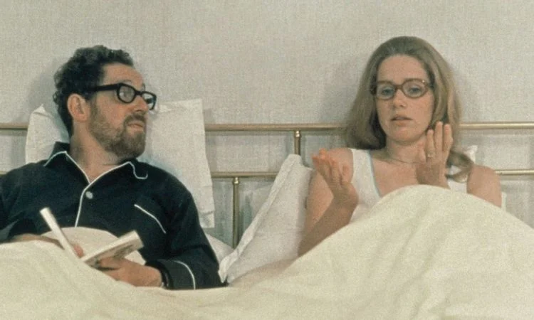 Эрланд Юзефсон и Лив Ульманн. Один из близких друзей Бергмана и любовница режиссёра, продолжившая с ним работу после разлуки