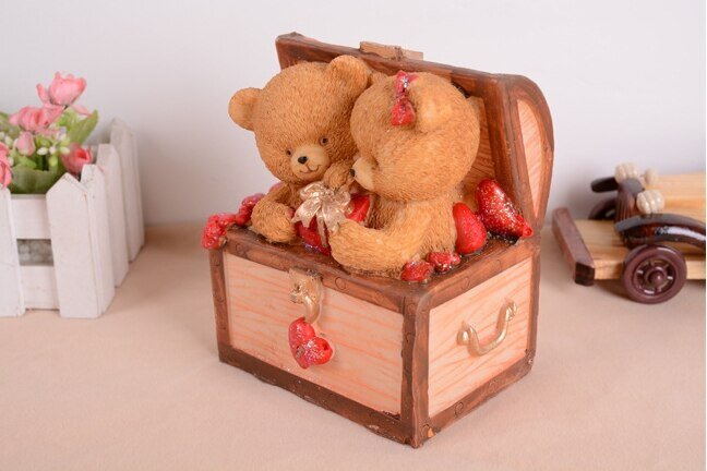 Сундучок с мишкой игрушка
