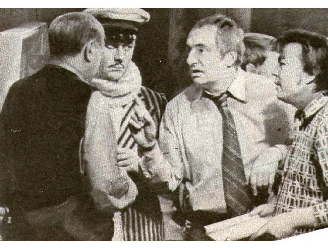 Марк Захаров на съёмках "12 стульев"