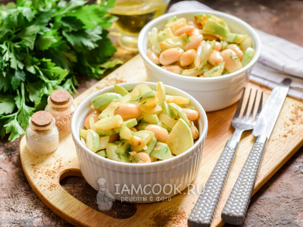 Салат с фасолью - пошаговый рецепт с фото на конференц-зал-самара.рф