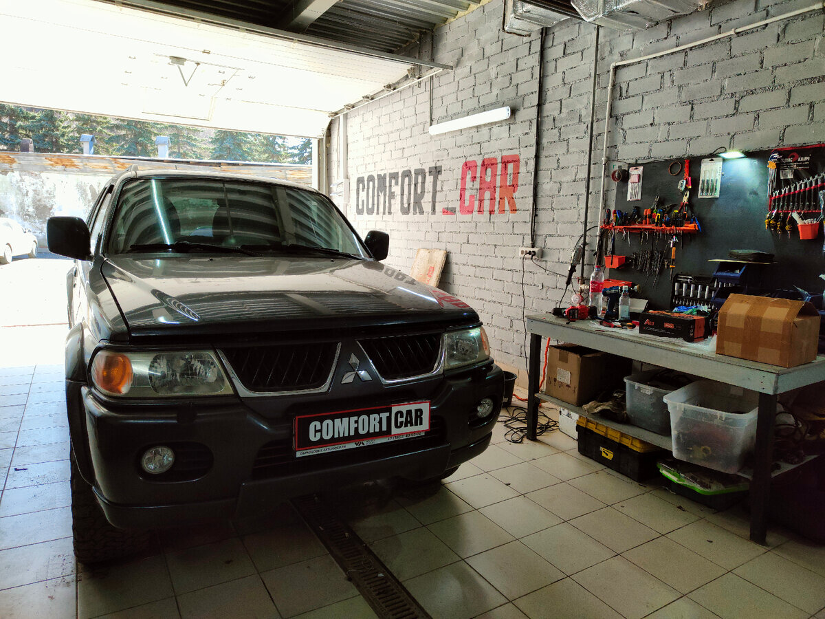 Pajero Sport до установки линз