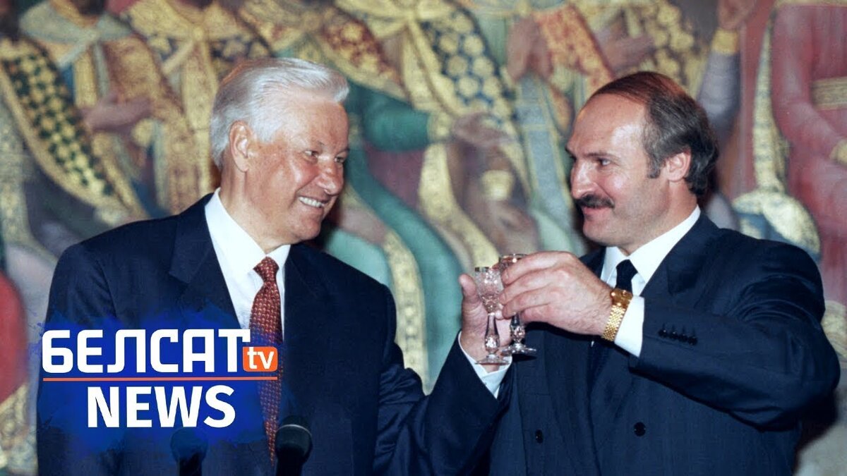 Обмывание подписания. Источник - Белсат ТВ