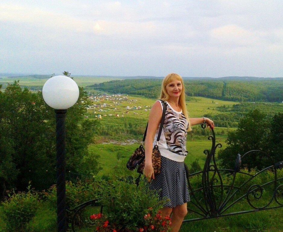 Я на открытой площадке санатория Янган-Тау. (Фото автора статьи)