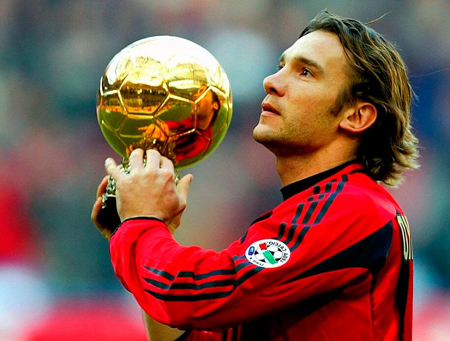 Андрей Шевченко с Золотым мячом