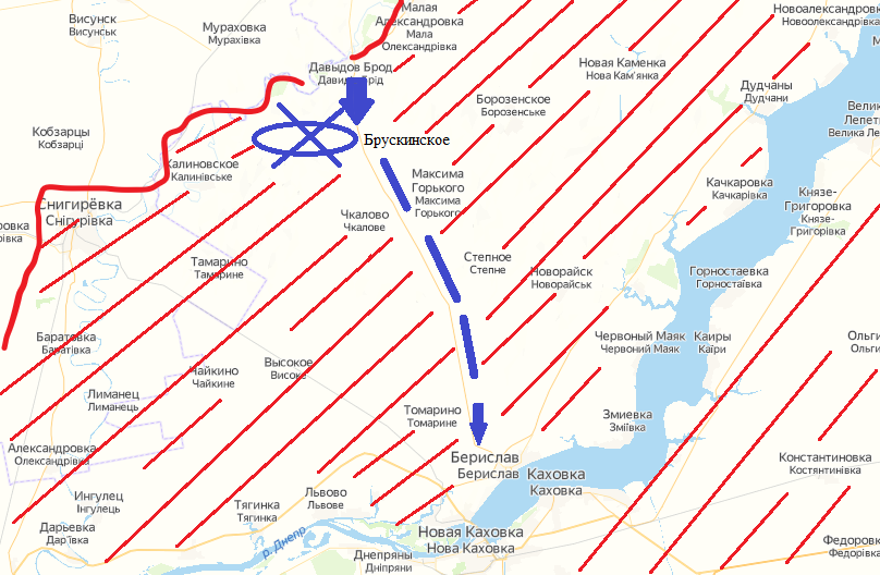 Берислав карта украины