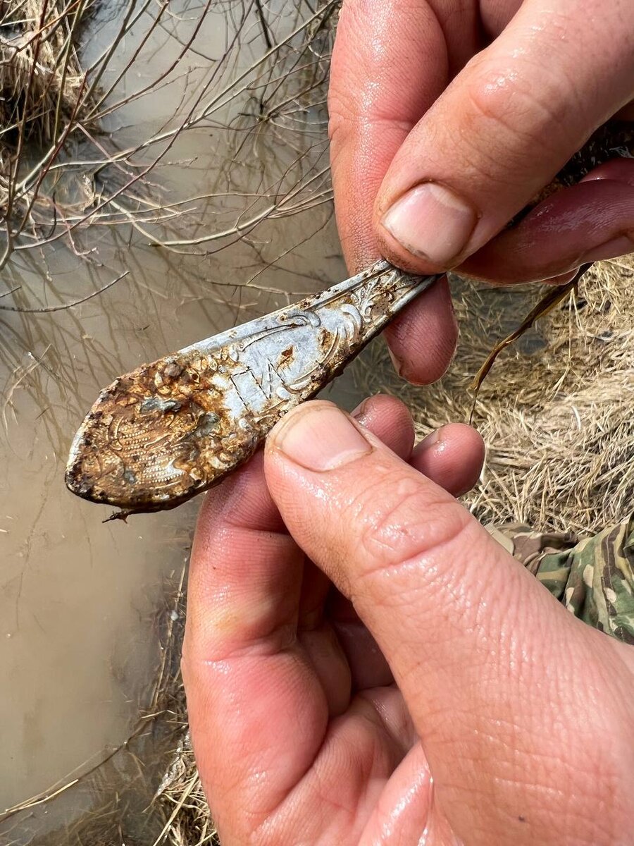 Ложка с инициалами