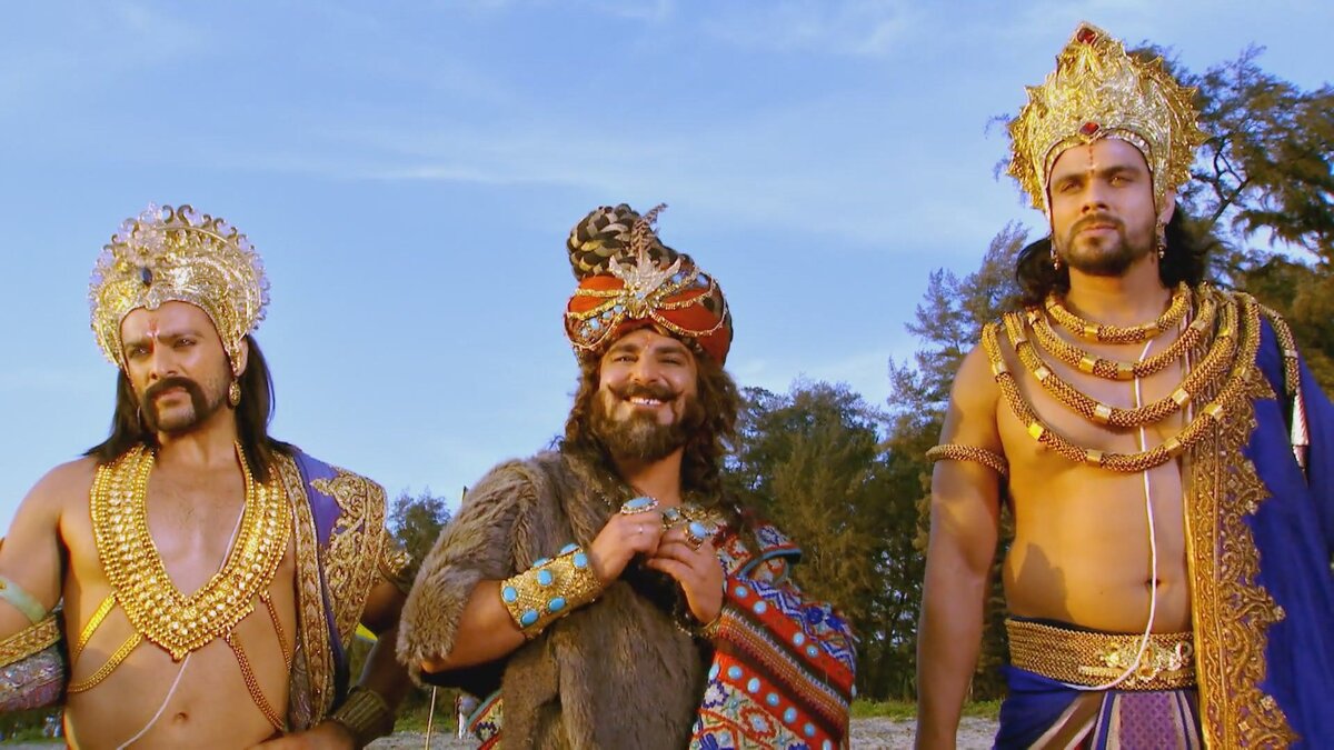 Душасана, Шакуни, Дурьодана