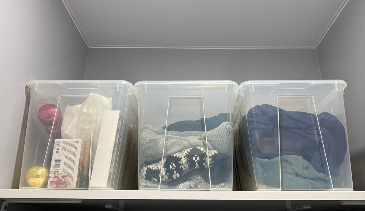 Хранение сезонной одежды и новогодних украшений