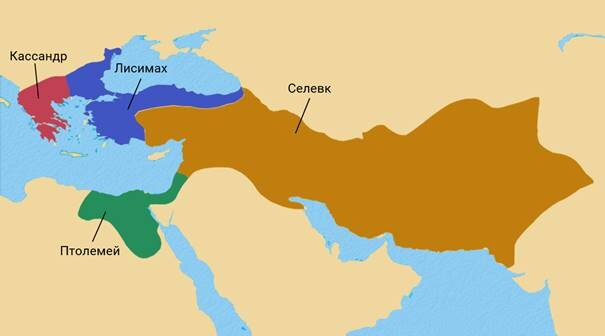 Империя селевкидов карта