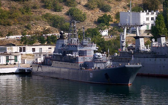 БДК «Александр Отраковский» пр.775 в Севастополе