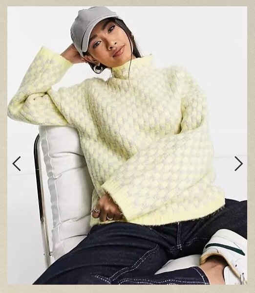 Разноцветный джемпер из интернет-магазина. Фото источник: интернет-магазин.