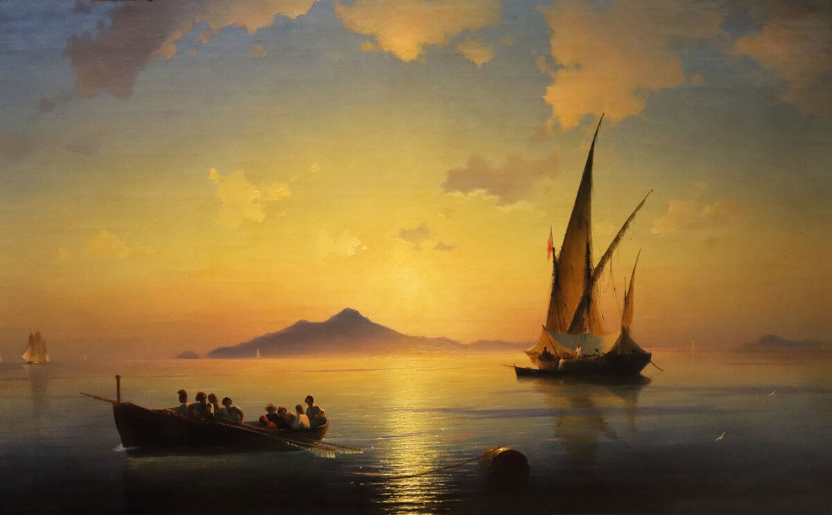 Неаполитанский залив. И. К. Айвазовский