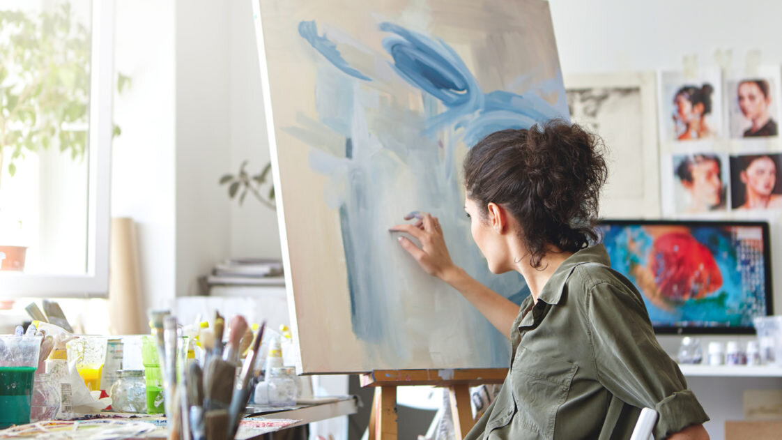 Задача Девы на сентябрь - нарисовать свою картину жизни... 