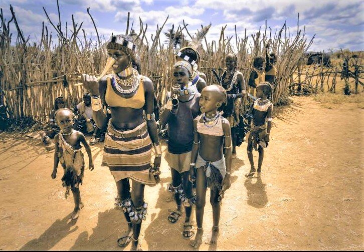 Голые племена Африки - путеводитель