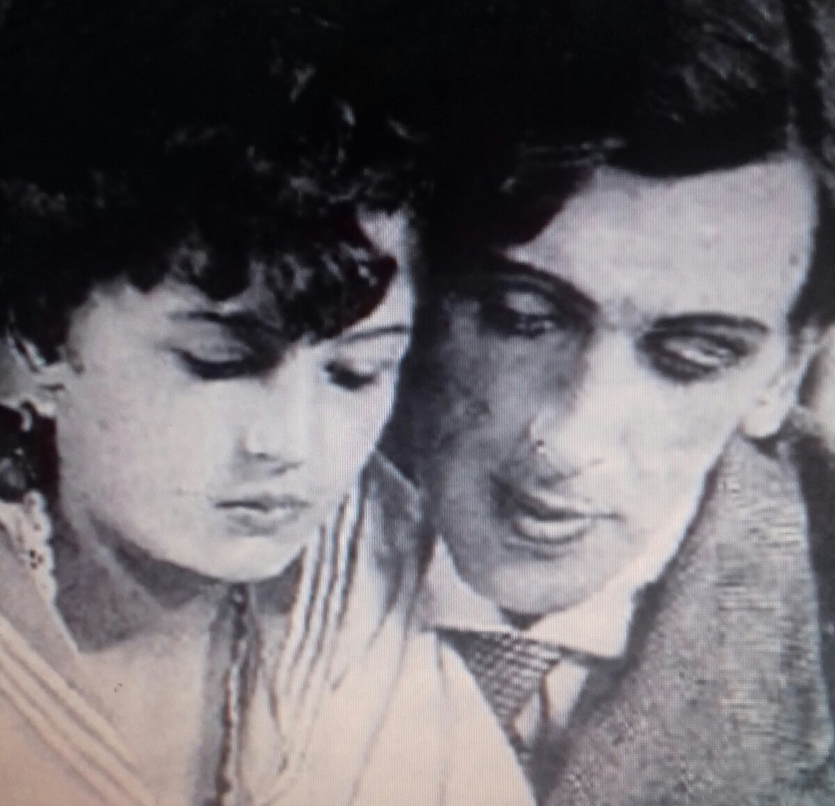 Витольд Полонский с дочерью Вероникой в фильме "Бал господень"