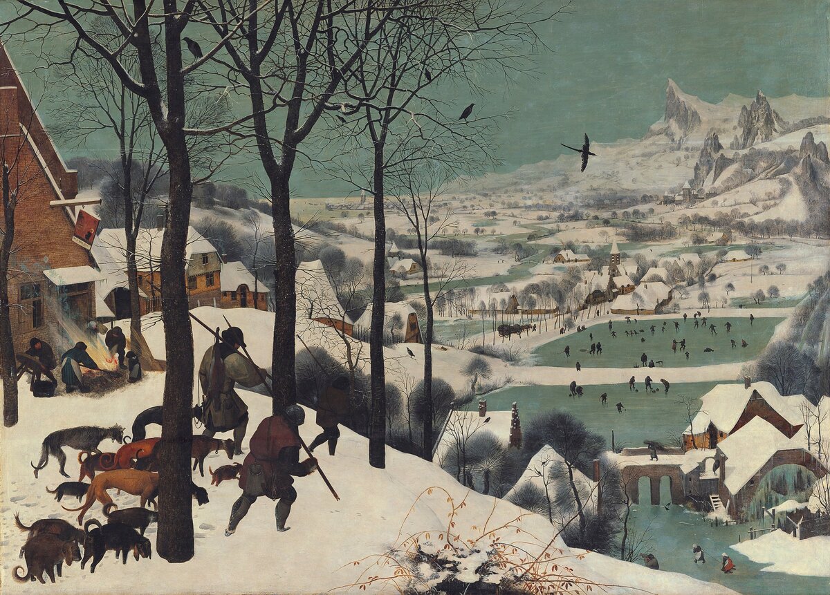    Питер Брейгель, "Охотники на снегу" (1565)Kunsthistorisches Museum