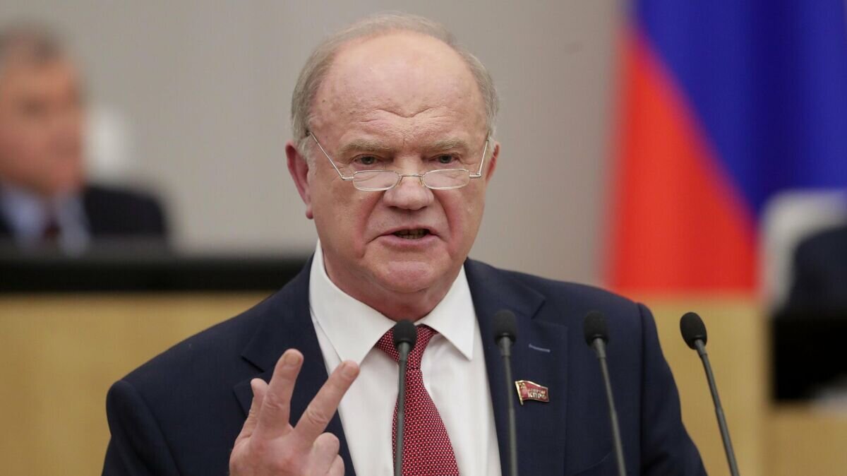    Руководитель фракции КПРФ Геннадий Зюганов выступает на пленарном заседании в Государственной Думе РФ© РИА Новости / пресс-служба Госдумы РФ